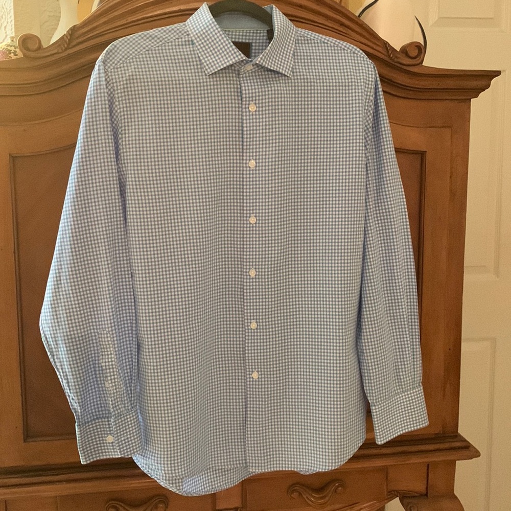 Tattersall London Men’s Button Down Size L